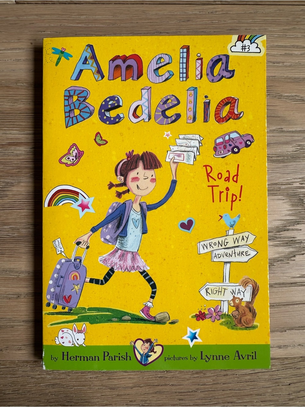 Amelia Bedelia Road Trip! Kids Book - Yellow Cover